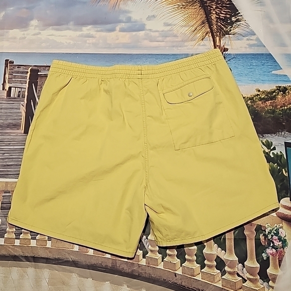 Patagonia Funhoggers Yellow Shorts Size XXL NWT - Picture 5 of 6